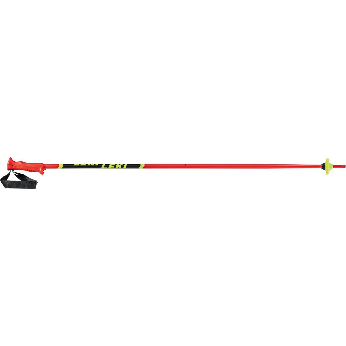 LEKI Rider skistokken junior black rhodamine red white