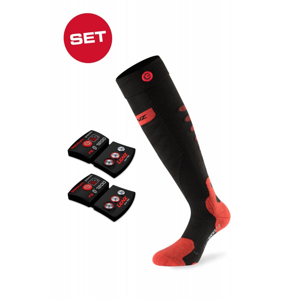 Lenz Heat Sock 5.0 Toe Cap + Lith.pac Linberg