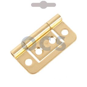 Scharnier 1.5-38mm Vlak 2x afbeelding