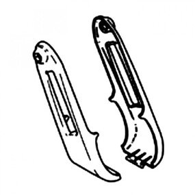 Elite G2 Hinge Covers 1xLi 1xRe afbeelding