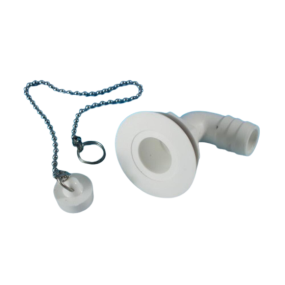 Afvoerplug Haaks 25mm Compleet afbeelding