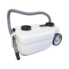 Rolwatertank 21Ltr + Afvoerslang afbeelding