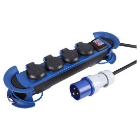 QL Stekkerdoos 4xRA CM-Syst. 5m afbeelding