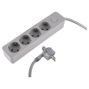 QL Stekkerdoos 4xRA Plat 1.5m afbeelding