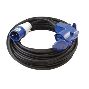 CEE Verlengkabel 20m Haaks Stopc afbeelding