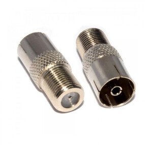 F Connector Female - Coax Female afbeelding