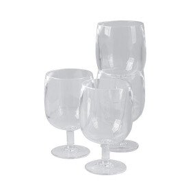 Wijnglas Kunststof Nestbaar 4x afbeelding