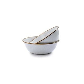 Bowl/Kom Enamel/Emaille 2x afbeelding