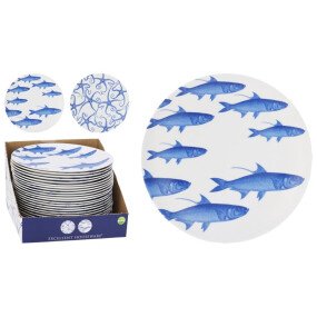 Bord Melamine Sea 25cm afbeelding