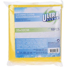 Schoonmaakdoekset 35x32cm 10x afbeelding
