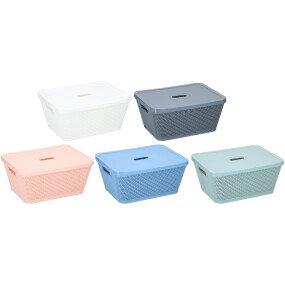 Opbergmand+Deksel 29.5x23.4x13cm afbeelding