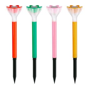 Solar Tuinprikker Bloem Ø6xh31cm afbeelding