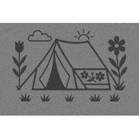 Deurmat Tent Klein afbeelding