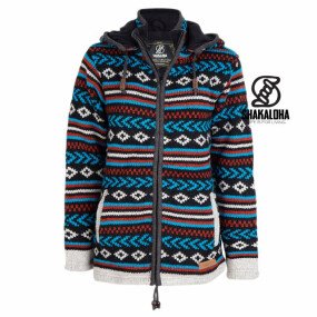 Hopi Wollen Vest Ziphood Wms afbeelding