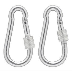 Karabijnhaak Schroef 6x60mm 2x afbeelding