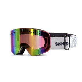 Pine Matte White-Double Pink Mirror afbeelding