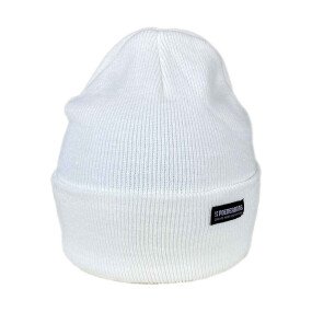 Snowy White Beanie Long Fit afbeelding