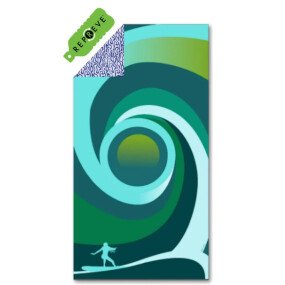 Beach Towel XL BOMB 100x190cm afbeelding