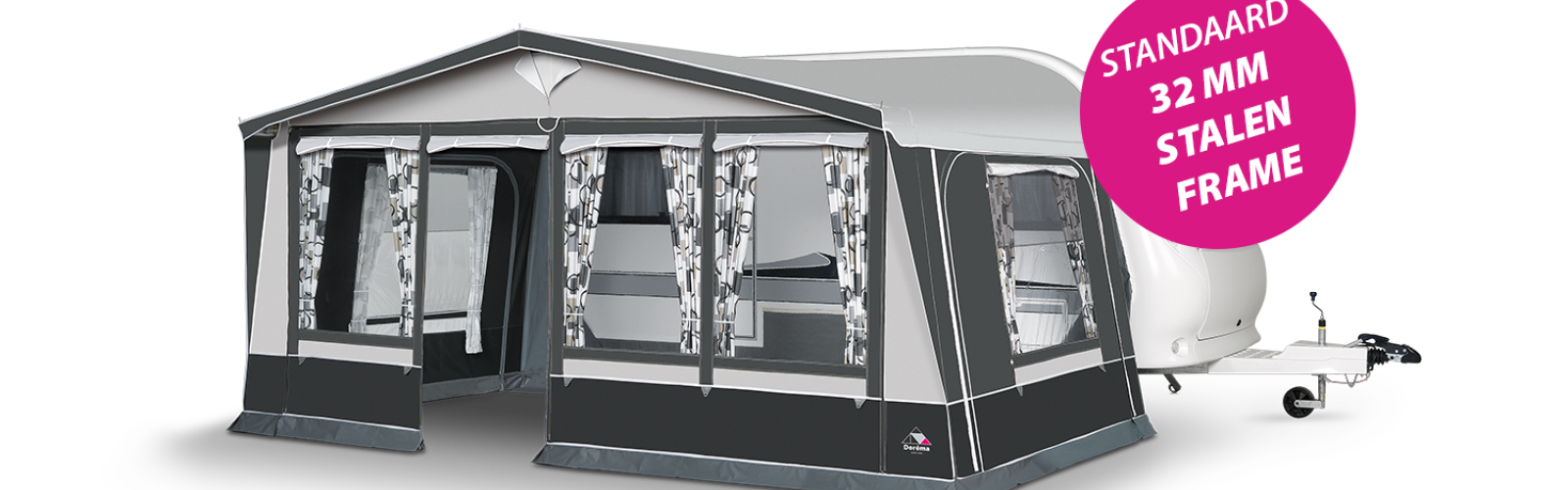 Ibiza 270 DLX antraciet met deur opgerold 32 MM STAAL