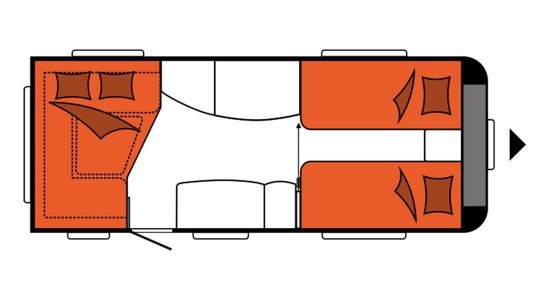 Hobby de luxe 495 UL nacht