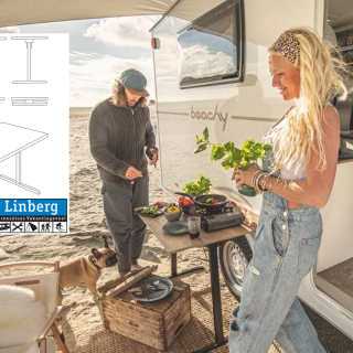 superhendig de klaptafel in de Hobby Beachy je