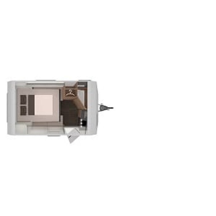 Dagindeling Yaseo 340 PX caravan afbeelding