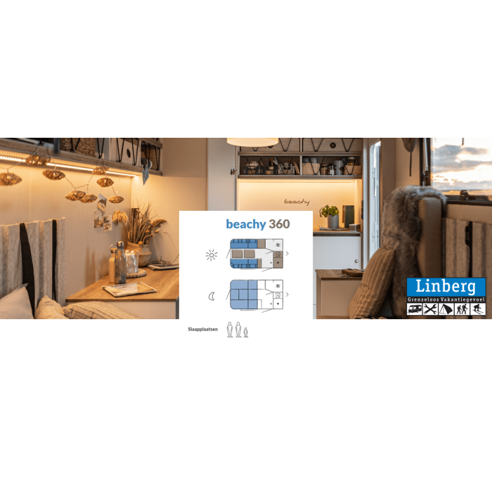 Hobby Beachy 360 aantal personen afbeelding