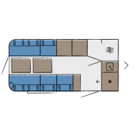 Hobby Beachy 420 overdag afbeelding