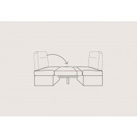 Van de ruime treinzit maak je snel een eenvoudig een comfortabel bed! afbeelding