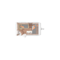 Plattegrond ACTIEMODEL CaraOne EDITION [HOT] 390 QD nacht. afbeelding