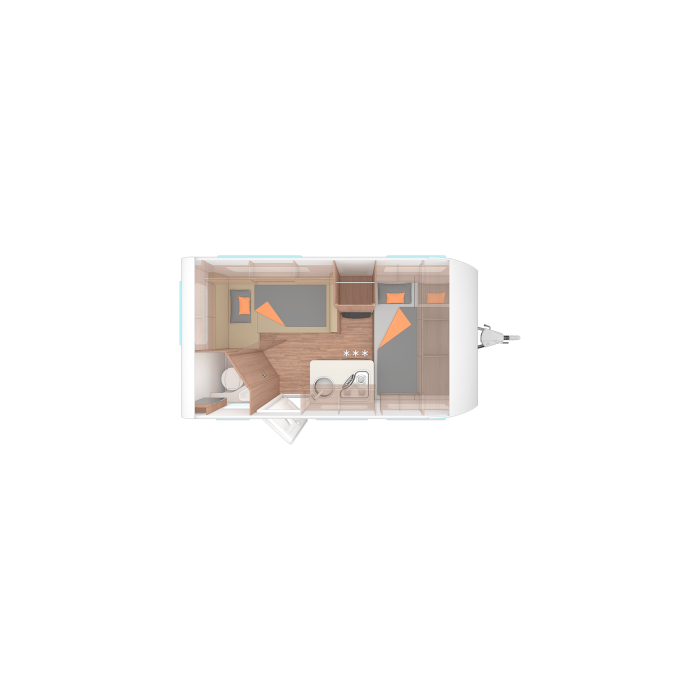 Plattegrond ACTIEMODEL CaraOne EDITION [HOT] 390 QD nacht. afbeelding