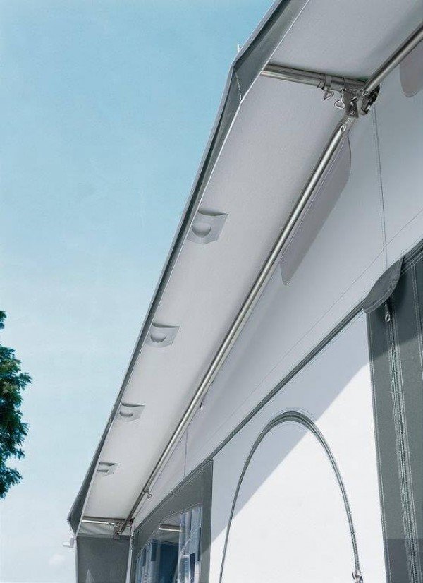 Dwarsliggers onder de petluifel geven de luifel stabiliteit en zorgen voor een optimale pasvorm v2