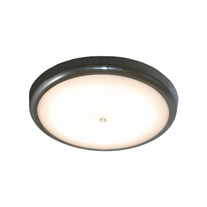 Ossona plafonnière LED met touch schakelaar chroom afbeelding