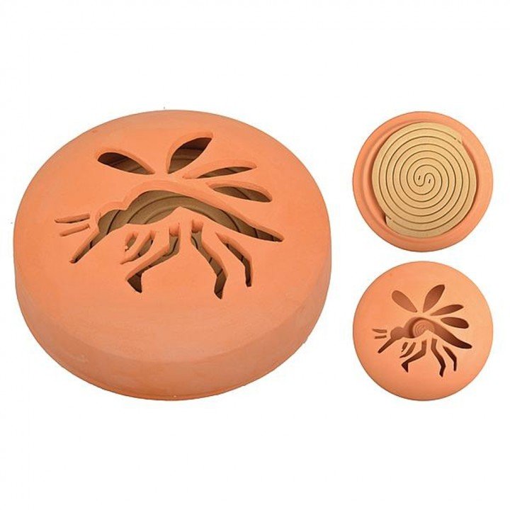 Citronella - Spiraal - Terracotta Houder - 10 stuks afbeelding
