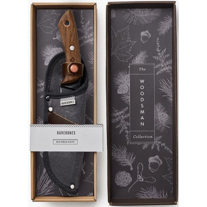 barebones no6 field knife inclusief holster 4 afbeelding