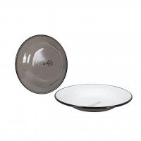 Bo-Camp - Urban Outdoor - Bord - Emaille - Taupe afbeelding
