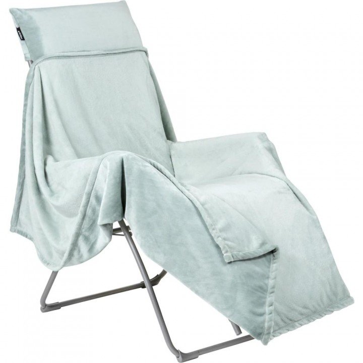 030010231 Plaid Relax Deken Relaxstoel Boreale Green afbeelding