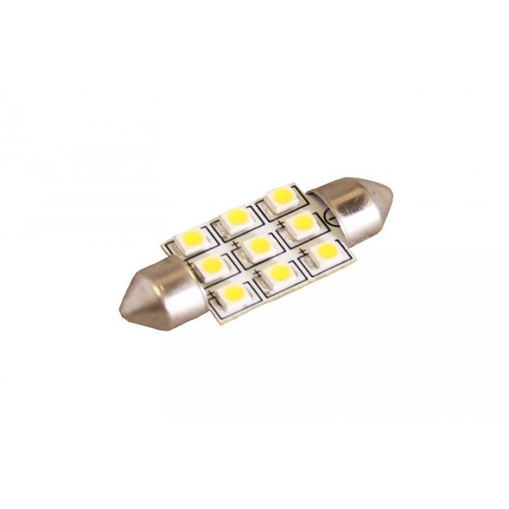 Buislamp S8.5 LED 12V 9 SMD3528 afbeelding