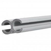 Koppelprofiel - Kunststof - 250 cm - Grijs afbeelding