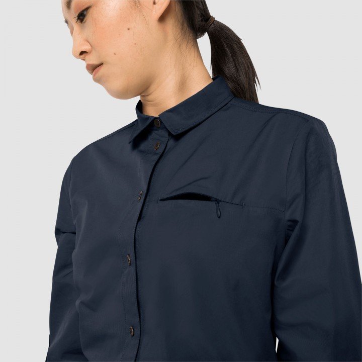 Lakeside Roll-Up Shirt W afbeelding