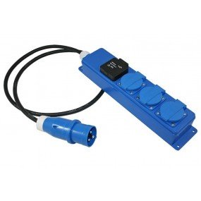 Quatro-Unit 1.5mtr 3x + USB 2.1A afbeelding