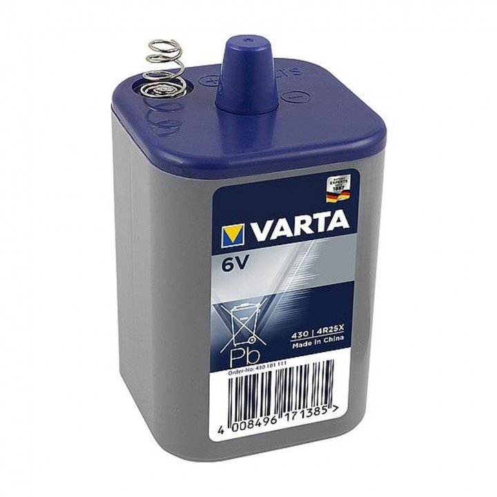 Varta - Blokbatterij - LongLife - Veer - 6 Volt afbeelding