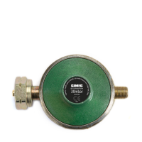 Gimeg gasdrukregelaar Universeel 30 mbar Kombi X 1/4 inch links afbeelding
