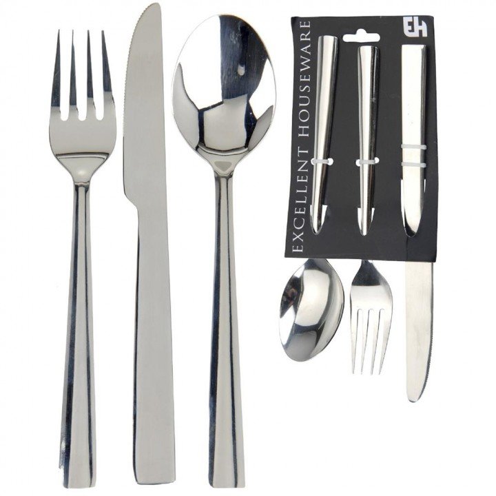 Bestekset RVS 3 delig 1353009 050000526 afbeelding