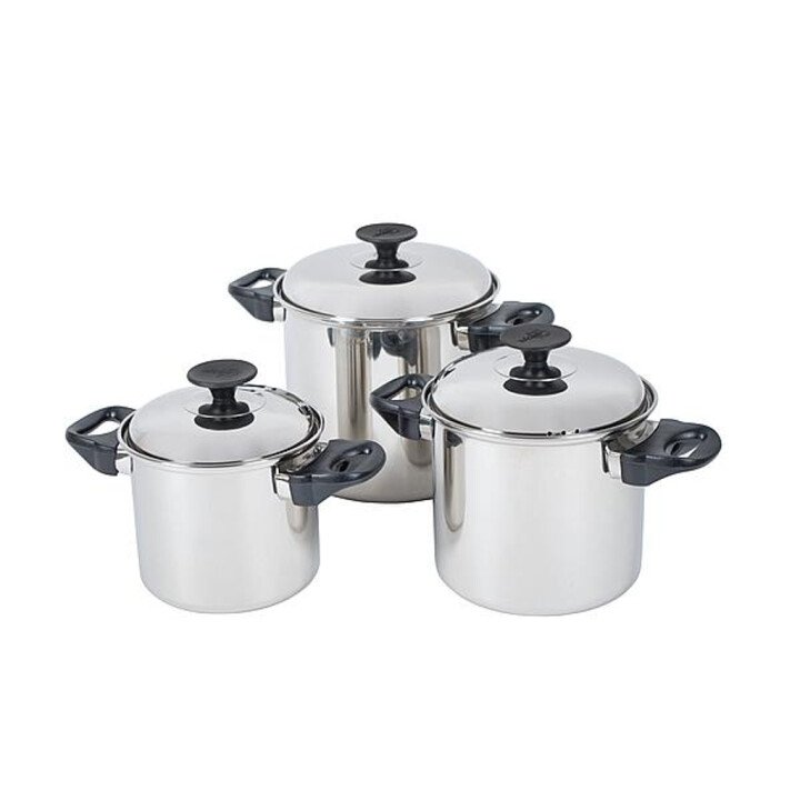 BC Pannenset Elan 3 Plus 3-dlg rvs afbeelding
