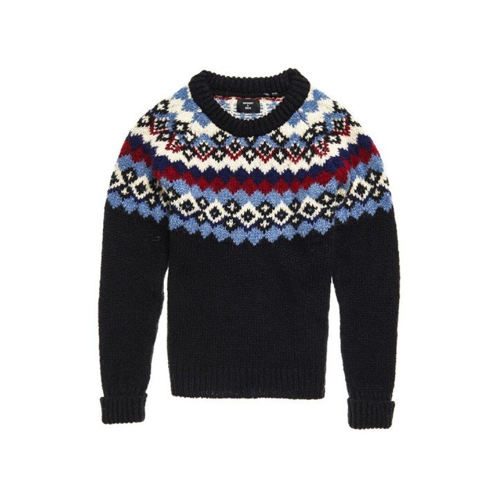 Montana Jacquard Crew afbeelding
