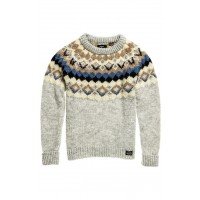 Montana Jacquard Crew afbeelding