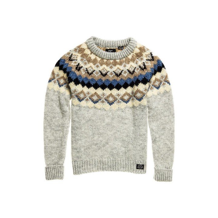 Montana Jacquard Crew afbeelding