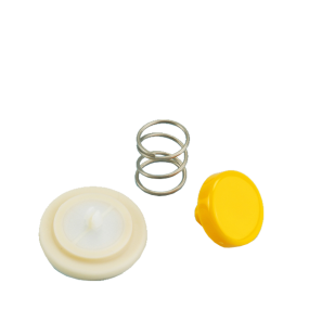 Beluchtingsknop + Veer. Geel afbeelding