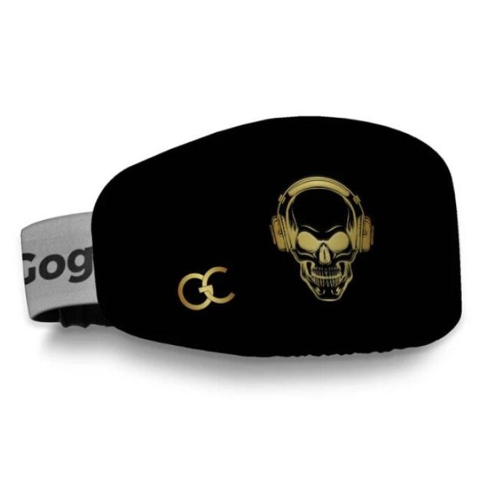 Goggle Cover Gold Skeleton afbeelding